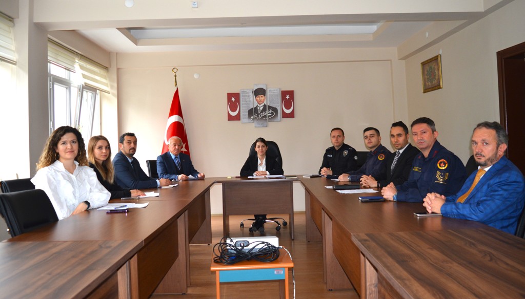 Kadına Yönelik Şiddetle Mücadele İlçe Koordinasyon, İzleme ve Değerlendirme Komisyonu Toplantısı Yapıldı